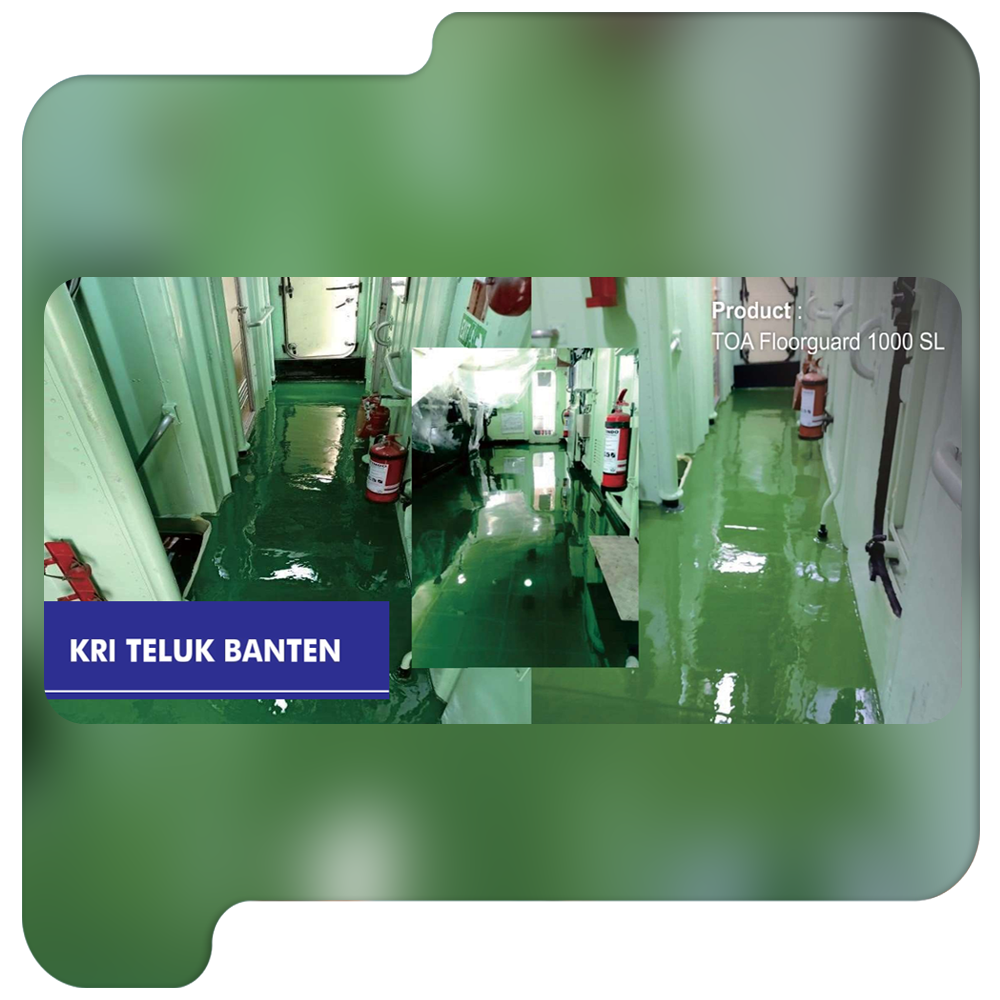 Pengecatan KRI Teluk Banten